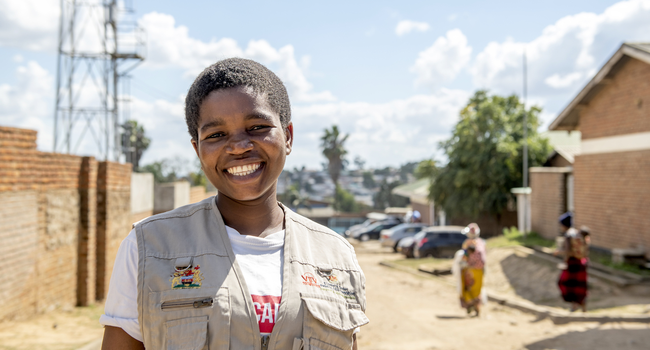 Hawa Kaunda, 24, is a youth champion at Ndirande Health Centre in Blantyre, Malawi