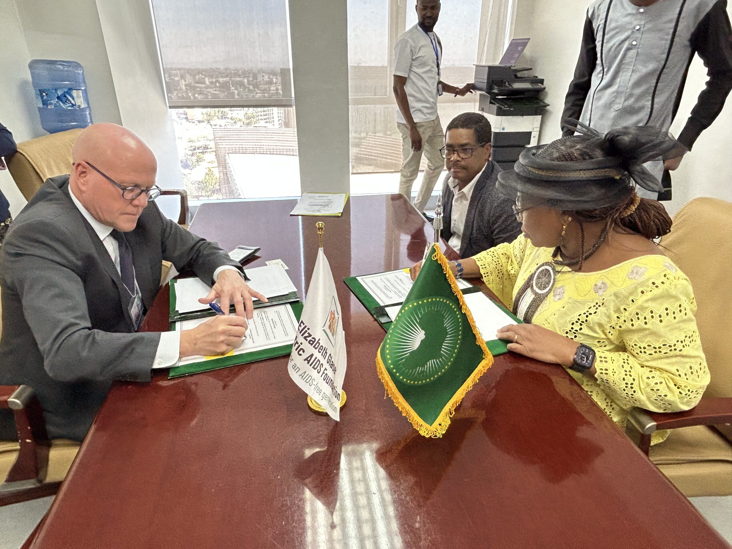 AU MOU - 3 - Elizabeth Glaser Pediatric AIDS Foundation